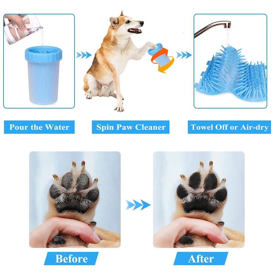 Pet paws cleaner 