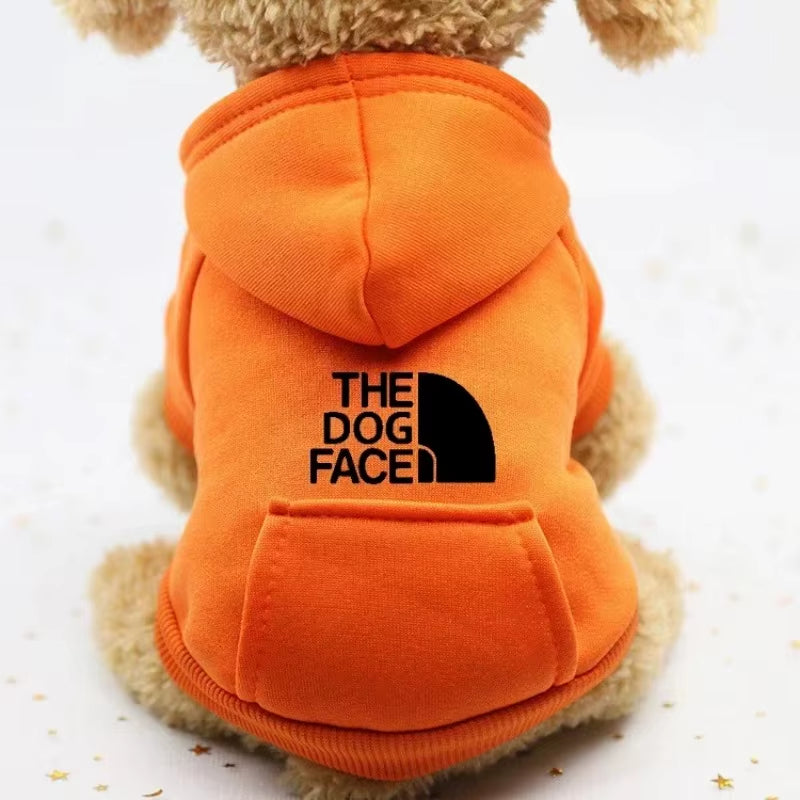Autumn and Winter Sweater Cowboy Pocket Two-Legged Clothes Sports Wind Pet Clothes Dog Cat Pet Clothes Supplies