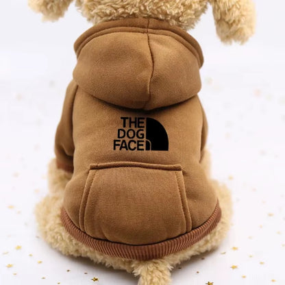 Autumn and Winter Sweater Cowboy Pocket Two-Legged Clothes Sports Wind Pet Clothes Dog Cat Pet Clothes Supplies