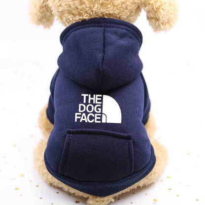 Autumn and Winter Sweater Cowboy Pocket Two-Legged Clothes Sports Wind Pet Clothes Dog Cat Pet Clothes Supplies