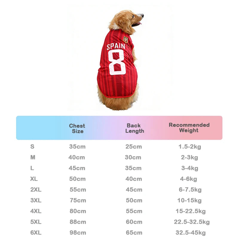 2026 Soccer Pet Football Jersey 