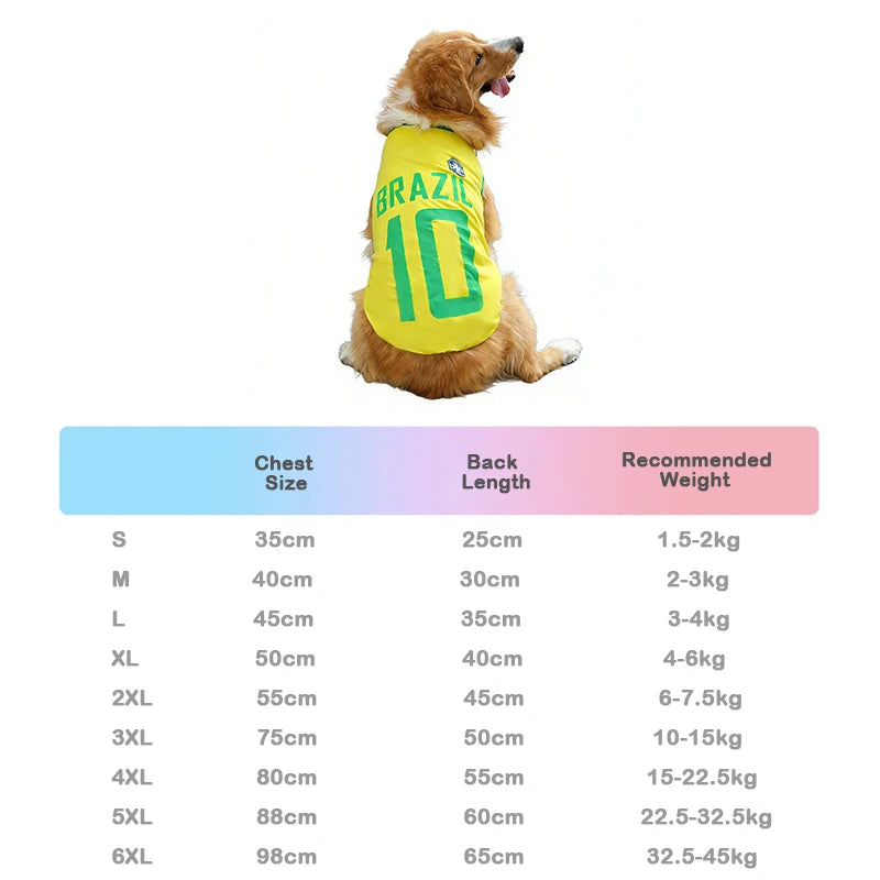 2026 Soccer Pet Football Jersey 