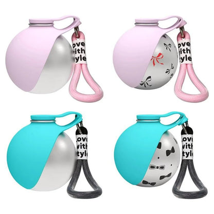 285ML Leak-Proof Feeder Bottle, Silicon Lightweight Travel Pet Supplies
