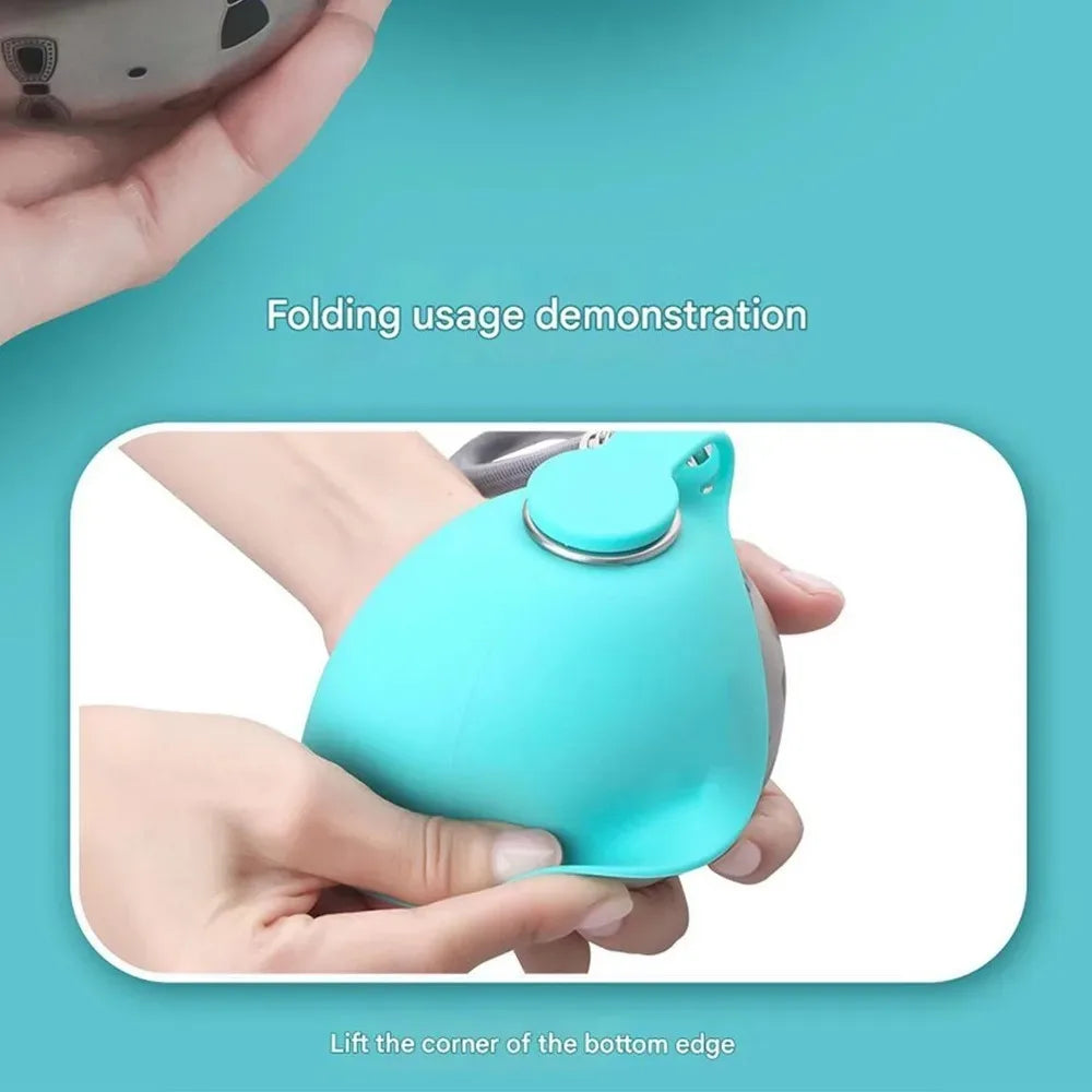 285ML Leak-Proof Feeder Bottle, Silicon Lightweight Travel Pet Supplies