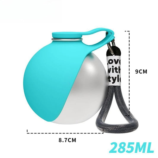 285ML Leak-Proof Feeder Bottle, Silicon Lightweight Travel Pet Supplies