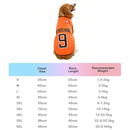 2026 Soccer Pet Football Jersey 