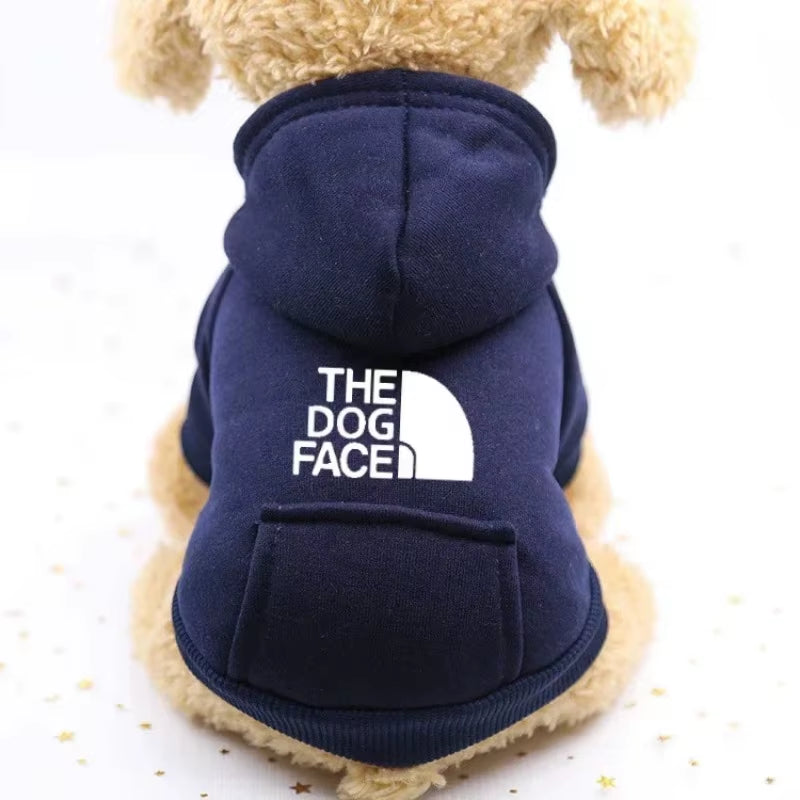 Autumn and Winter Sweater Cowboy Pocket Two-Legged Clothes Sports Wind Pet Clothes Dog Cat Pet Clothes Supplies